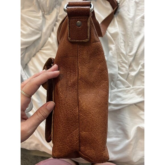 Spikes and Sparrow Genuine Leather Handbag Shoulder Bag Tan Brown Tote - Picture 11 of 16